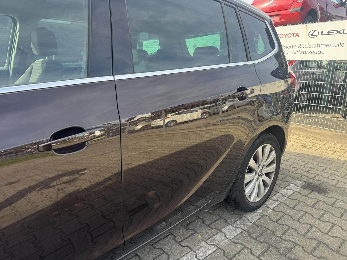 Opel Zafira C Tourer original T&uuml;r hinten links Z41C Mahagonibraun Rohbau Bj.2015
